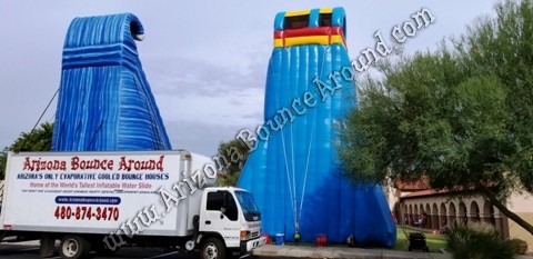 Big water slide rental companies in Phoenix Arizona - Denver Colorado